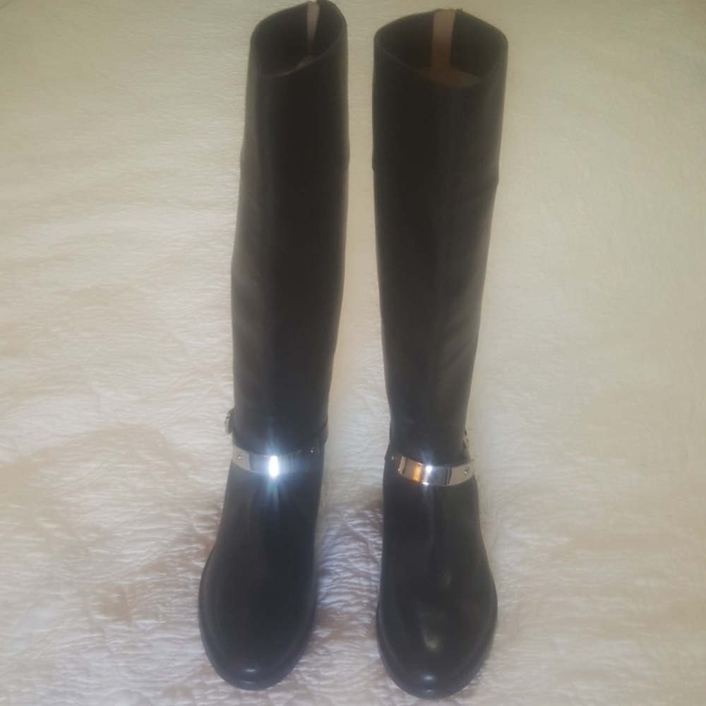 Michael Kors leather riding boots